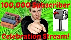 QUIN'S COINS 100,000 SUBSCRIBER CELEBRATION STREAM! COIN ROLL HUNTING, MAIL OPENING, AND GIVEAWAYS!