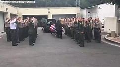 Los Angeles County Sheriff's Department says goodbye to fallen deputy