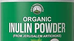 Organic Inulin Powder - Natural Prebiotic Fiber for Gut Health. USDA Organic Raw Whole Food Plant Based Vegan Prebiotics FOS Supplement from Jerusalem Artichoke. Better Than Chicory & Agave Powders