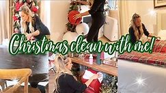 2023 CHRISTMAS CLEAN WITH ME // DUSTY CHRISTMAS HOME CLEANING MOTIVATION