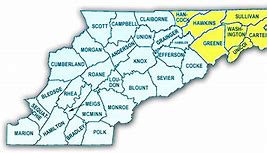 Image result for Counties North East Tennessee