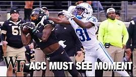 Wake Forest's Donald Stewart Lays Out For The Great Grab | ACC Must See Moment