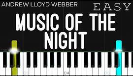 Andrew Lloyd Webber - The Music Of The Night (Phantom Of The Opera) | EASY Piano Tutorial