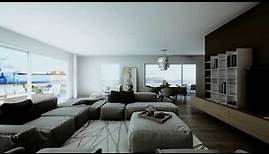Animation Innenraum Wohnung | Video virtuelle Wohnungsbesichtigung | 3D Visualisierung Immobilien