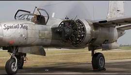 Special Kay starts #1 engine after 6 years of restoration. The ONLY flying A-26A Counter Invader!!!