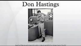 Don Hastings