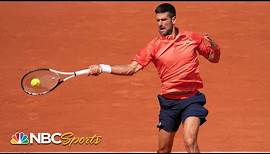 French Open semifinals: Novak Djokovic edges Carlos Alcaraz to advance to final | NBC Sports