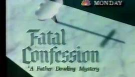 "Fatal Confession" Father Dowling mystery commercial (1987)