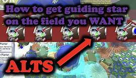 How to ALWAYS get guiding star on the field you WANT Bee Swarm Simulator