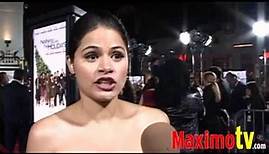 MELONIE DIAZ Interview at "Nothing Like The Holidays" Premiere