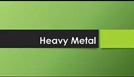 Heavy Metal einfach und kurz erklärt
