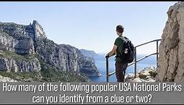 20 Question National Parks Quiz