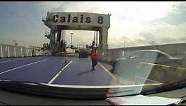 Mit der Fähre von Dover nach Calais