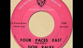 DON RALKE - FOUR PACES EAST [Warner Bros. 5104] 1959