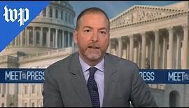 Chuck Todd announces his departure from 'Meet the Press'