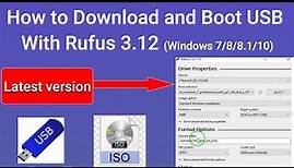New Releases Rufus 3.12 Download And Boot USB / Latest Version |Windows 7/8/8.1/10 | VTeach24