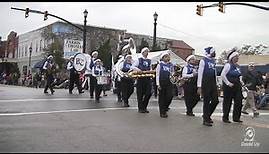 Barton College Marching Band in the 2023 Wilson, NC Christmas Parade
