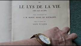 Marie la loie fuller original concert programme July 1st 1920 le lys de la vie