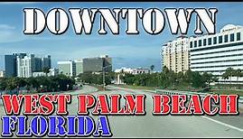 West Palm Beach - Florida - 4K Downtown Drive