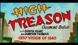 Sci-Fi Movie - High Treason (1929) - Jameson Thomas, Benita Hume, Basil Gill, Humberston Wright