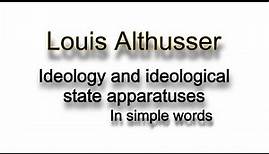 Louis Althusser | ideology and ideological state apparatuses | literary criticism | literature| MA