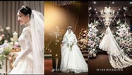 Stunning wedding inside look photos of actress Cha Chung Hwa unveiled!