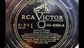 ROCKIN' CHAIR Live by Louis Armstrong and Jack Teagarden 1947