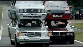 Double Decker Racing vs The Germans Part 1 | Top Gear Series 11