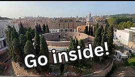 Inside and up the Mausoleum of Augustus