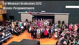 Toi Whakaari Graduation 2012 - Waiata - Pungawerewere