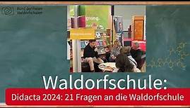 Was ist an Waldorfschulen anders als an staatlichen Schulen? Unser Vortrag auf der didacta 2024.