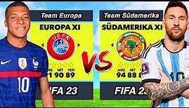 Europa vs. Südamerika in FIFA 23! 👀⚽️