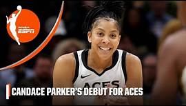 Highlights from Candace Parker’s debut with Las Vegas Aces | WNBA on ESPN