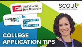 How to Report UC Scout Courses on College Applications