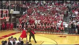 Madison high school VS Higland Rams student section fight