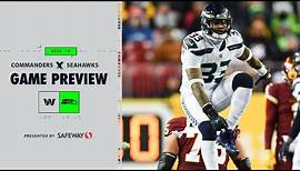 Seahawks vs. Commanders Game Preview - Week 10