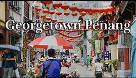 Georgetown Penang Malaysia 2021 | Art Street tour【Full Tour in 4k】