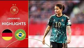 Marozsan-Abschied mit knapper Niederlage | Deutschland - Brasilien | Highlights | Frauen Länderspiel