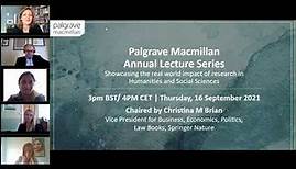 Palgrave Macmillan Annual Lecture Series: Social Justice in Social Sciences and the Humanities 2021