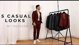 5 Outfits wie du Anzüge Casual kombinieren kannst⎥Männer Style ⎥Mr.Okn