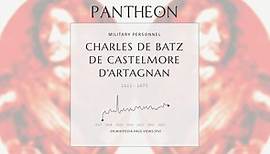 Charles de Batz de Castelmore d'Artagnan Biography - French captain of musketeers (1611–1673)