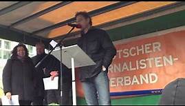 Westfälische Rundschau (WR)-Demonstration: Fritz Eckenga redet