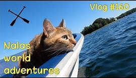 Nala cat explores Trakai Island Castle by boat 🛶 🐱 Vlog #159