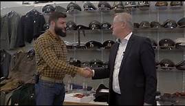 Best helmets, awards and weapons from Helmut Weitze stand. Interview at Grossmehring show march'19