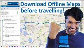 Download Maps for Offline Use Windows 10