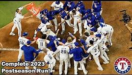 Texas Rangers: Complete 2023 Postseason Run!
