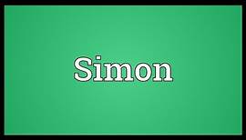 Simon Meaning