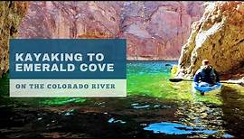 Kayaking to Emerald Cove from Willow Beach on the Colorado River