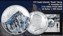 CIT Cook Islands Peak Serie K2 in Gold & Silber