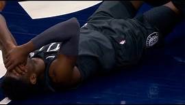 Caris LeVert broke his leg (Scary Injury) | Nets vs Timberwolves